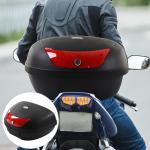 Motorcykelväska Skoterväska 48 L för Motorcyklar Skotrar Mopeder Fyrhjulingar Toppväska Svart 59 X 43 X 33 Cm