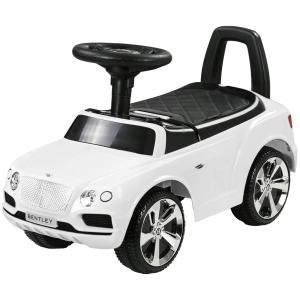 Åkbil Leksaksbil Vit av Plast för Barn från 18 Månader Bentley Bentayga Licensierad Bil med Horn 67 x 29 x 39 cm