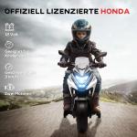 Honda Elmotorcykel för Barn med Musik och Ljus, upp till 30 kg, 3–6 År, Vit, 3 km/h