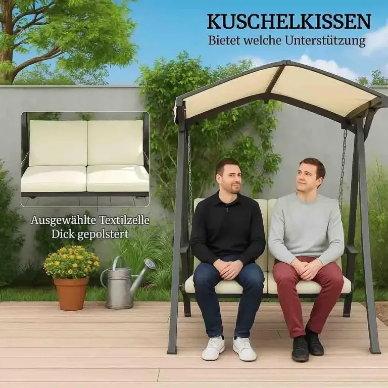 Hammock 2-Sits Krämvit 150 x 120 x 182 cm
