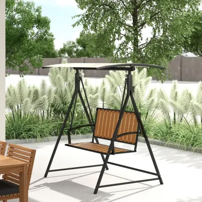 Hammock 2-Sits Svart 142 x 112 x 162 cm
