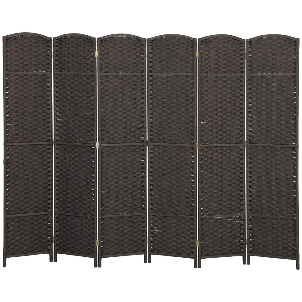 6-panels Rumsavdelare Vikbar Sekretessskärm Sovrum