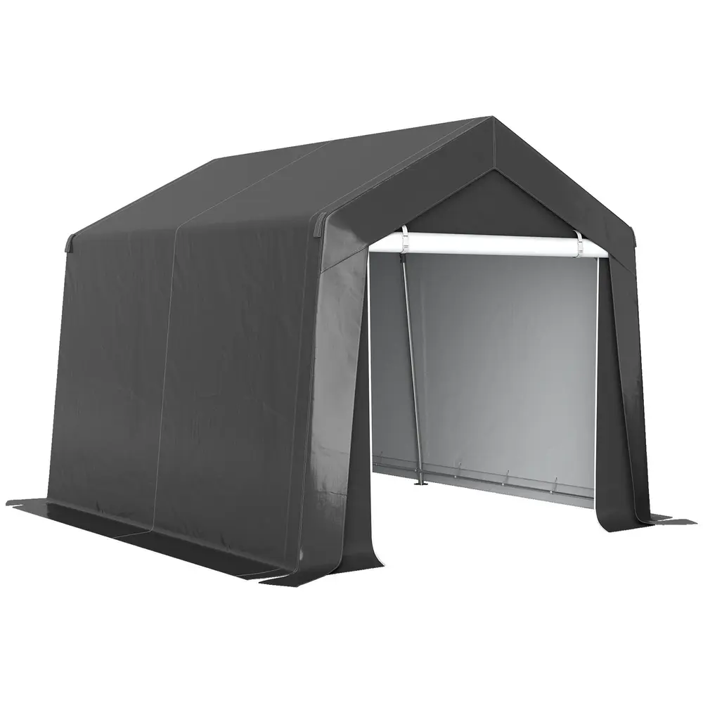 Garagetält med Rullport och Ventilationsfönster 3 x 3 M