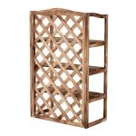 Blomstativ 3-Vånings Växthylla Granträ för Inomhus och Utomhusbruk Platsbesparande Robust Design Naturlig Finish