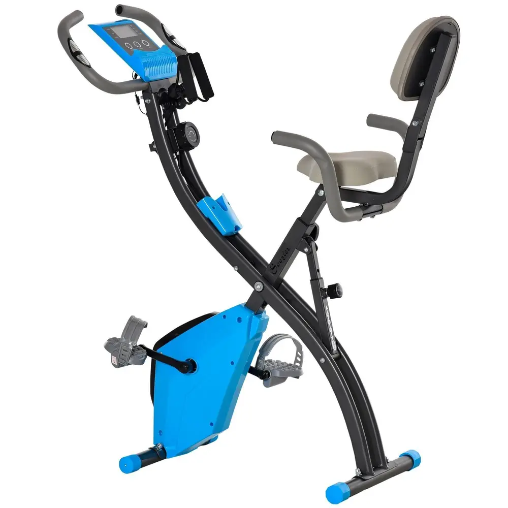 2-i-1 Motionscykel med Träningsband 97 x 51 x 115 Cm