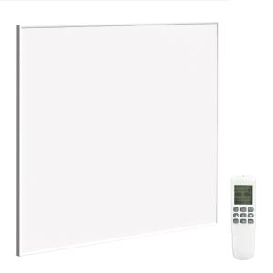 Värmepanel Väggmonterad Vit Aluminium för Inomhusbruk Infraröd Värmare med Termostat och Fjärrkontroll Energisnål Uppvärmning