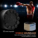 Boxningssäck Fristående med Justerbar Höjd för Träning och Motion Hållbar och Stabil Röd Konstläder och Stål 160–230 cm