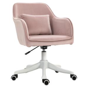 Massagekontorsstol Skrivbordsstol Snurrstol Vibrationsfunktion Justerbara Armstöd 55 X 65 X 79-89 Cm