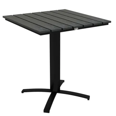 Trädgårdsbord Matbord Grå av Aluminium 70 x 70 x 76 cm