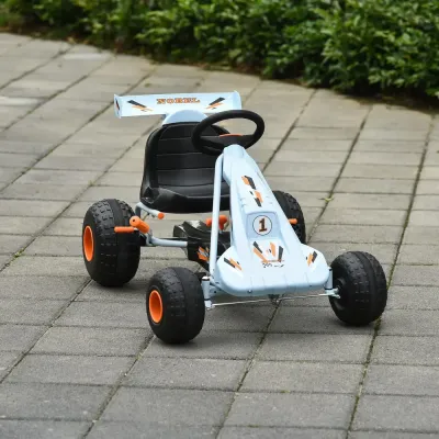 Go-Kart Pedalbil med Handbroms Säte Pedal Växel Framåt