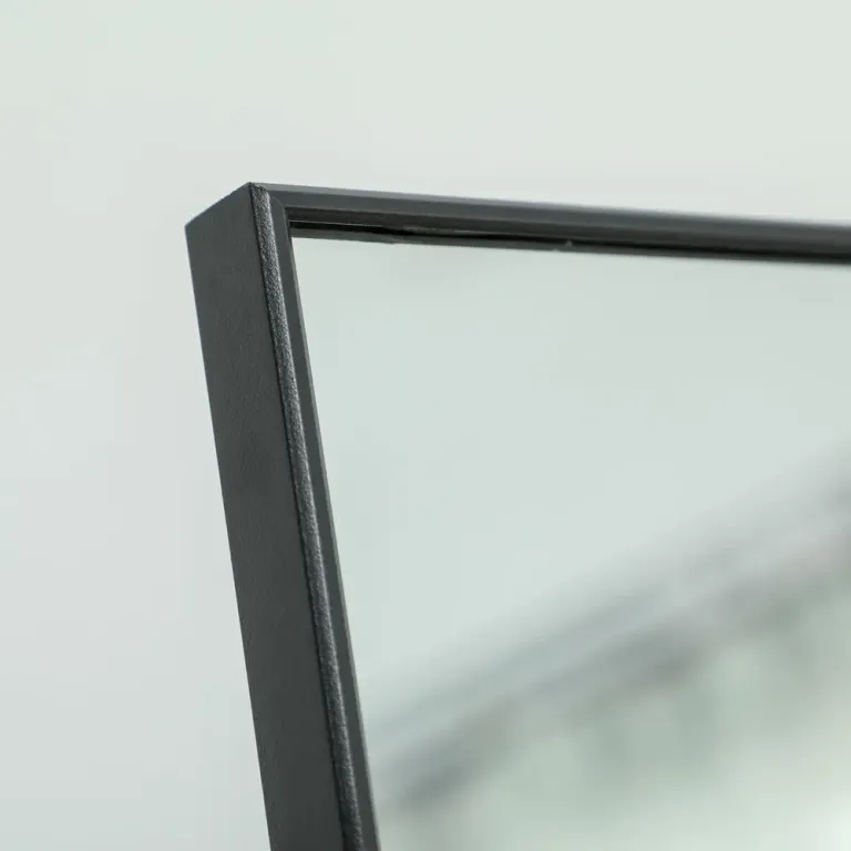 Stående Spegel Helkroppsspegel Silver av Aluminium och Glas