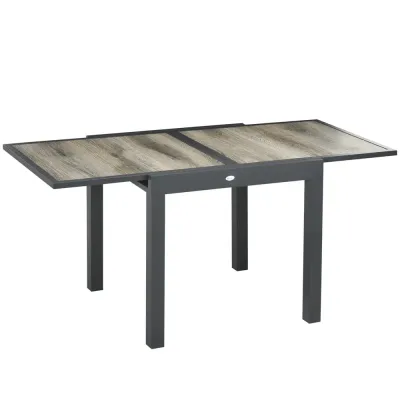 Utdragbart Trädgårdsbord i Aluminium 160 x 80 x 75 cm