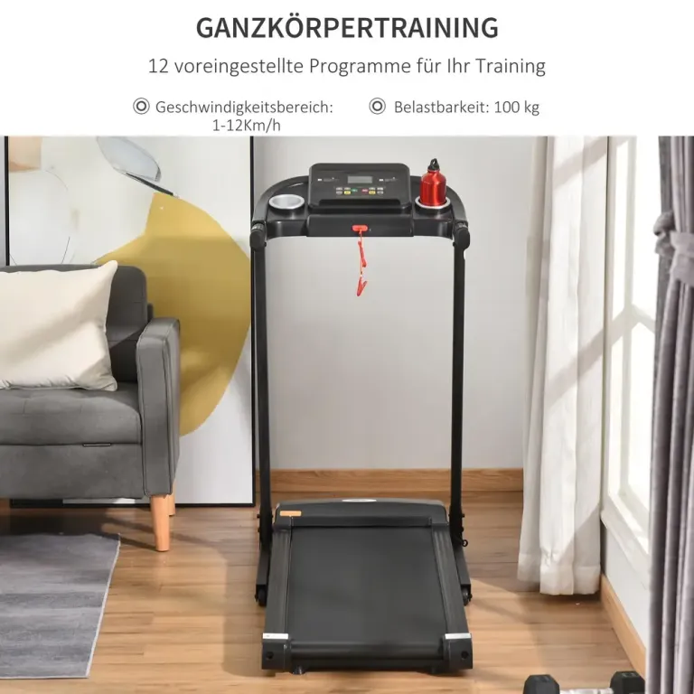 Hopfällbart Löpband Elektriskt 500 w 134 x 60 x 118 cm