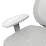 Ergonomisk Kontorsstol med Vridfunktion, Höjdjusterbar, Grå, 55 x 48 x 82,5–94,5 cm