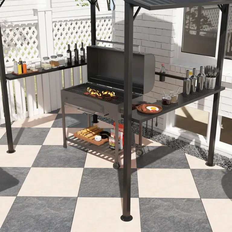 Grillpaviljong Trädgårdspaviljong 250 x 160 x 250 cm