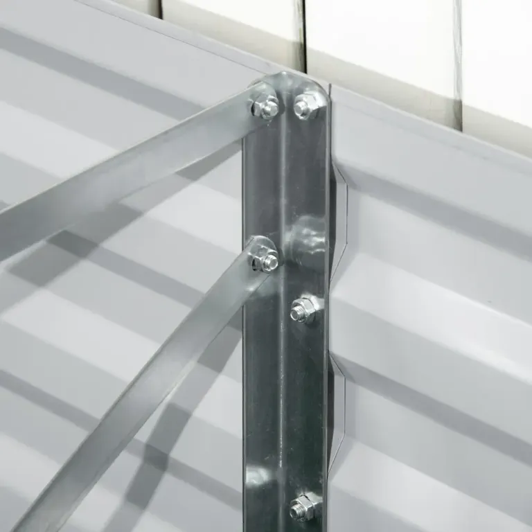 Odlingsbänk Högbädd Planteringslåda Silver 180 x 90 x 60 cm