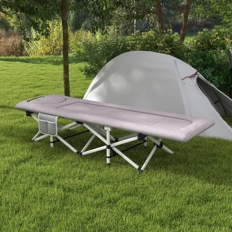 Hopfällbar Campingsäng Upp till 200 kg 200 x 65 x 42 cm