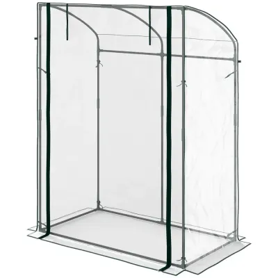 Litet Växthus Tunnelväxthus Transparent 128 x 70 x 170 cm