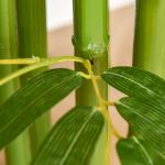 Konstgjord Växt Bambu Konstträd i Kruka Grön av Plast för Vardagsrum och Kontor Naturtrogen Dekoration med 780 Löv Höjd 140 cm
