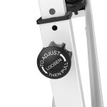 Motionscykel F-Bike Cykeltränare 8 Nivåer Magnetiskt Motstånd Höjdjusterbar Robust Stålram Svart Grå 43 X 97 X 109 Cm