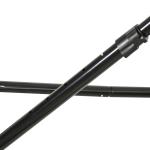 Fotbollsrebounder Hopfällbar Kickback Goal Rebound Wall 5 Nivåer för Baseboll och Basket Metall Svart 78 X 84 X 65-78 Cm