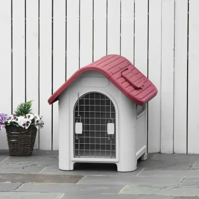 Hundkoja med Öppningsbart Tak Isolerat för Små