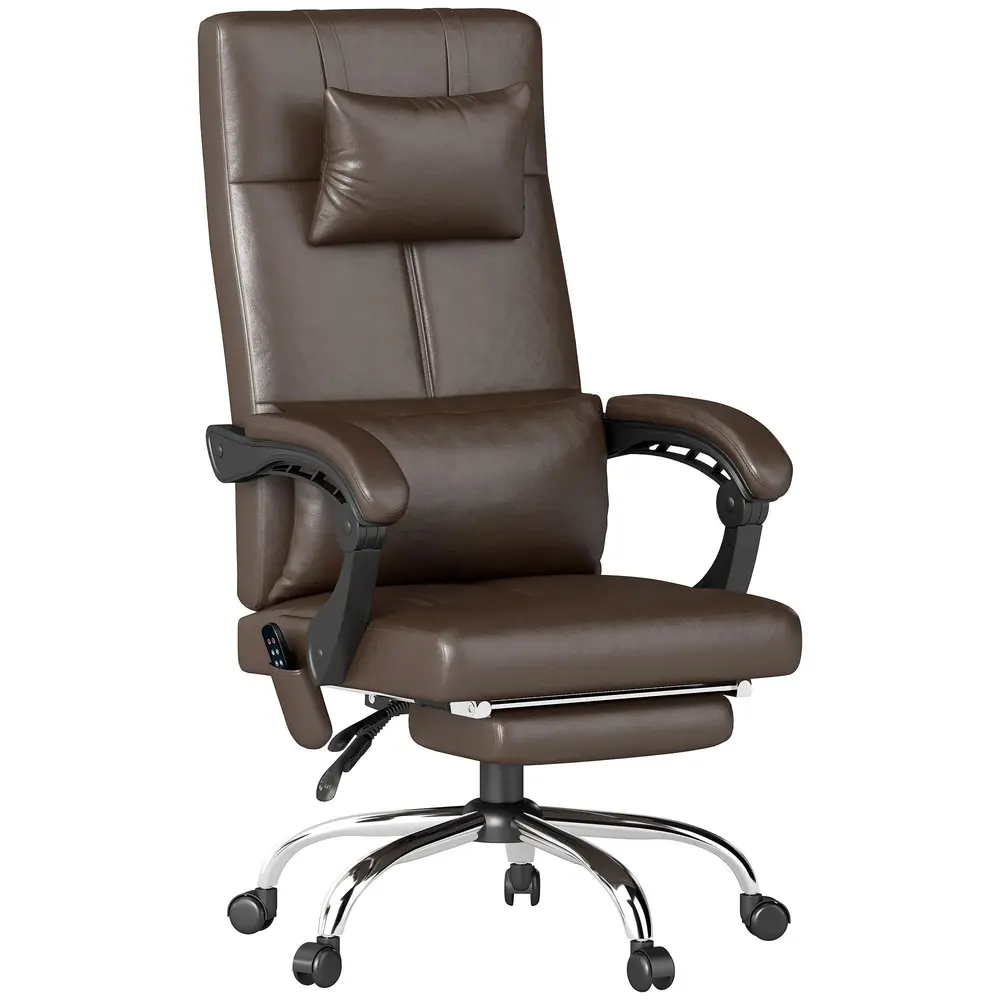 Kontorsstol med Massagefunktion Ergonomisk Skrivbordsstol