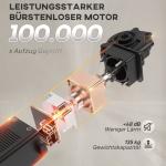 Liggstol med Tyst Motor, Robust Tygkåpa, Minnesfunktion och Justerbart Fotstöd, Krämvit