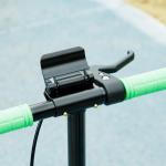Sparkcykel Barnsparkcykel Hopfällbar Grön av Metall och Plast för Barn 3-8 År Skoter med Lysande Hjul