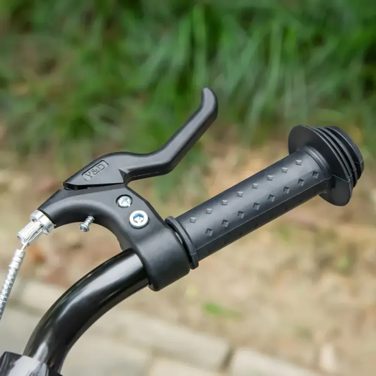 Sparkcykel för Barn med Korg och Broms Blå