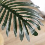 Konstgjord Växt Palm Konstträd i Kruka Grön av Plast för Vardagsrum och Kontor Naturtrogen Dekoration Höjd 190 cm