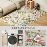 Country Rug, Mångsidig i Polyester, Lättskött och Halkfri, Färgglad