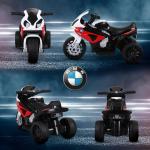 BMW S1000RR Licensierad Elektrisk Trehjuling Barnmotorcykel med Batteri Stål Röd 66 X 37 X 44 Cm