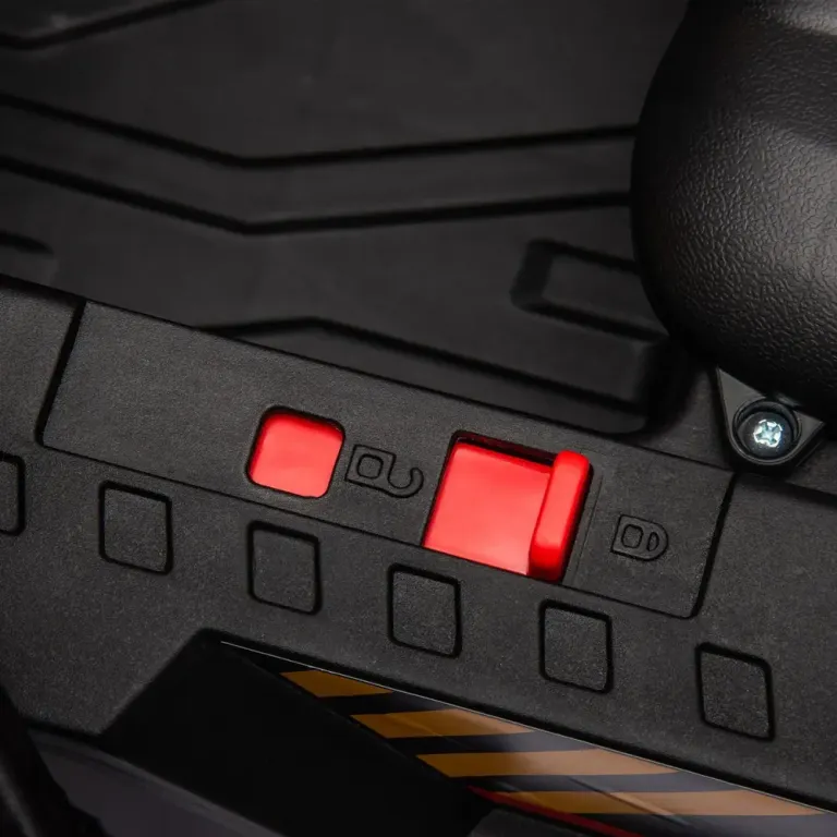 Elbil Traktor med Tippflak & Skopa för Barn Gul