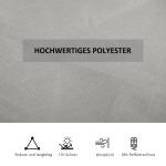 Sidopaneler Sidoväggar Ljusgrå av Polyester för Trädgårdspaviljong 4 Delar med Krokar Ersättningsvägg för Partytält 302 x 205 cm