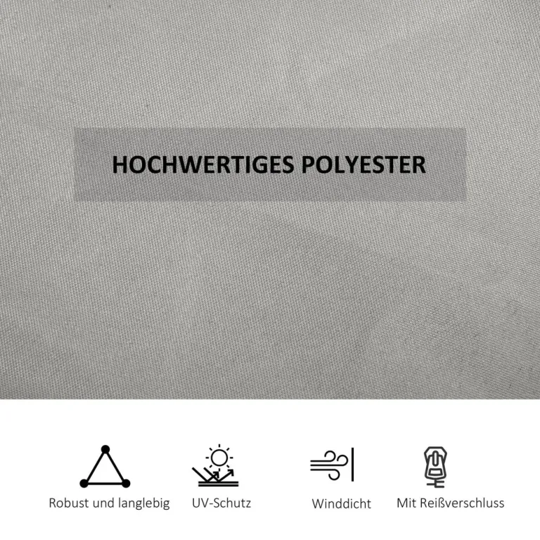 Sidopaneler Sidoväggar Ljusgrå av Polyester 302 x 205 cm