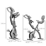 Motionscykel för Hemmaträning, Justerbar Cykel med Magnetiskt Motstånd, Tyst och Smidig Träningsmaskin, Svart