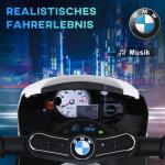 BMW S1000RR Licensierad Elektrisk Barnmotorcykel Trehjuling med Batteri Stål Svart 66 X 37 X 44 Cm