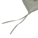 Sittdynor 2-pack med Bindband och Tjock Vaddering för Trädgårdsstolar Hållbar och Bekväm Ljusgrå Tyg för Altan och Uteplats 98 x 50 cm