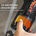 Armtränare med Hydrauliskt Justerbart Motstånd för Styrketräning och Motion Ergonomisk och Hållbar Svart och Röd Stål 10–200 kg