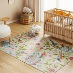 Country Rug, Mångsidig i Polyester, Lättskött och Halkfri, Färgglad