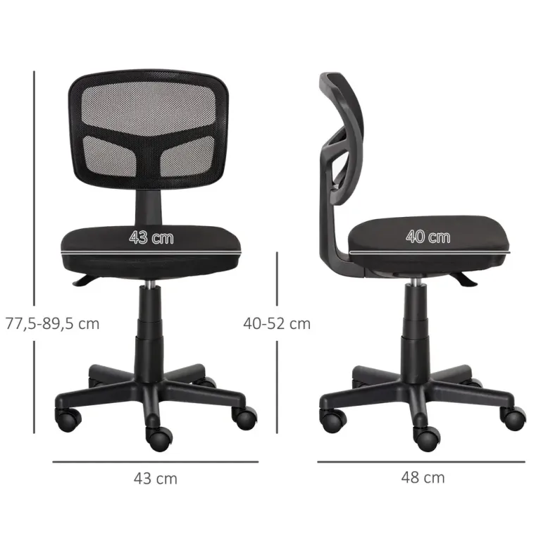 Ergonomisk Kontorsstol Höjdjusterbar Snurrstol