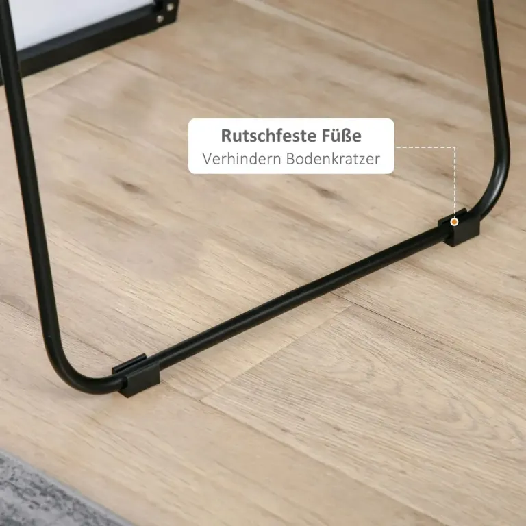 Stående Spegel Helkroppsspegel Silver av Aluminium och Glas