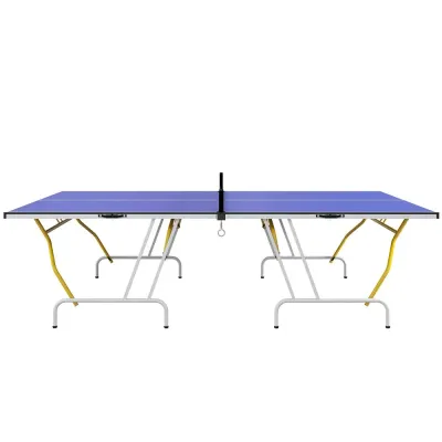 Bordtennisbord Pingisbord Blå av MDF och Metall för Fritid