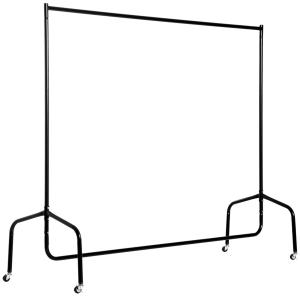 Klädställ Klädhängare Silver Metall för Sovrum och Hall Robust Stativ Optimal Förvaring 150 X 60 X 170 Cm