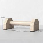 Push-up Bars, Set med 2, Robusta och Halkfria, upp till 120 kg, Bokträ, Natur, 30 x 13 x 10 cm
