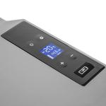 Bilkylskåp, Kylbox 50 L, upp till -20°C, Pekskärm, 2 Hjul, Teleskophandtag, 58,6 x 37,8 x 54,5 cm, Grå