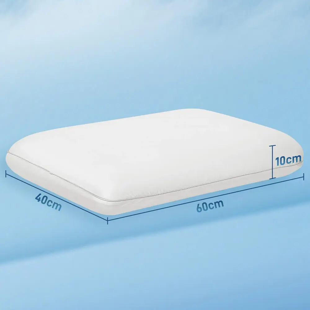 Memory Foam Kudde med Nackstöd Avtagbart 60x40 Cm