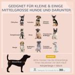 Hundkoja Rotting med Kuddar Hundsäng Husformat Utomhushundhus Stålstomme och PP Kaffebrun 98 X 69 X 73 Cm