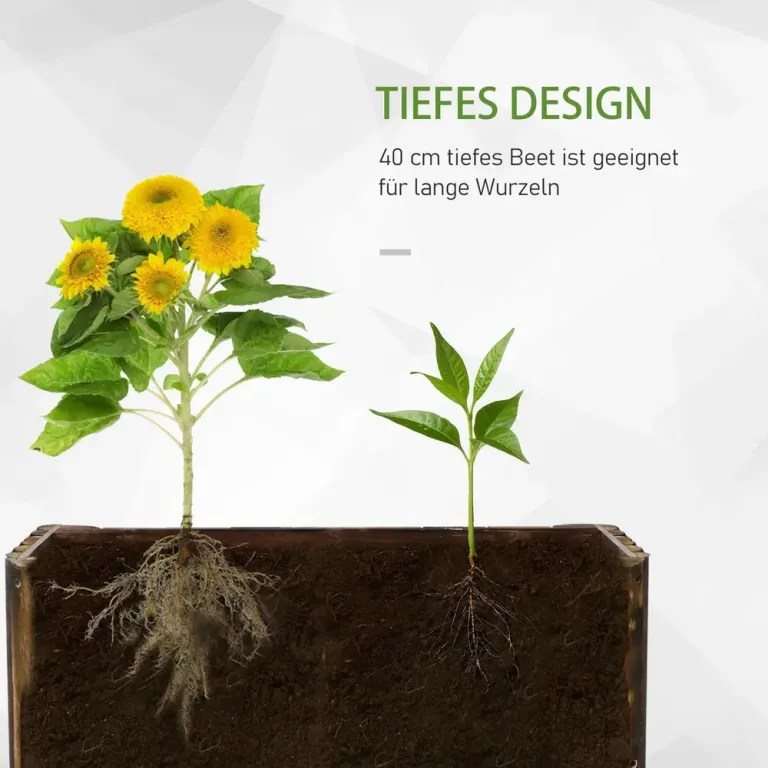 Odlingskrage Upphöjd Blomsterbädd Plantering